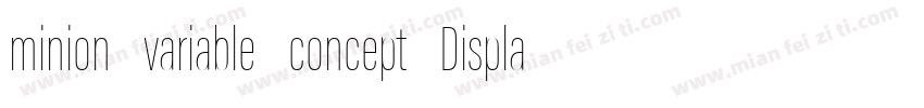 minion variable concept Display It字体转换